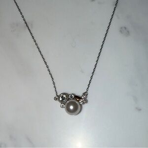 Swarovski Silver Pearl Necklace